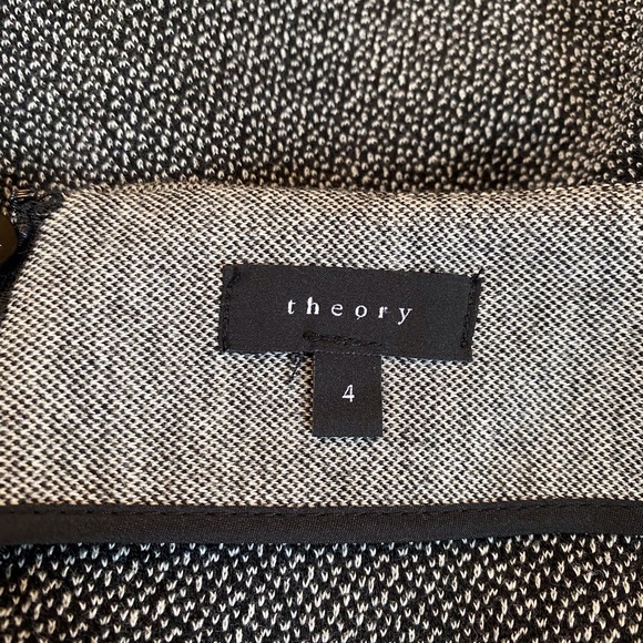 Theory knit drop waist flare skirt, size 4 - Picture 3 of 6